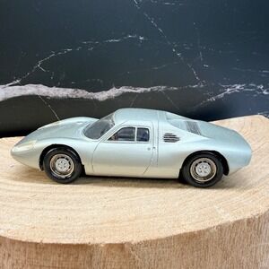 Record Porsche 904 Carrera GTS 1:43 Resin Model Car Made in France Silver